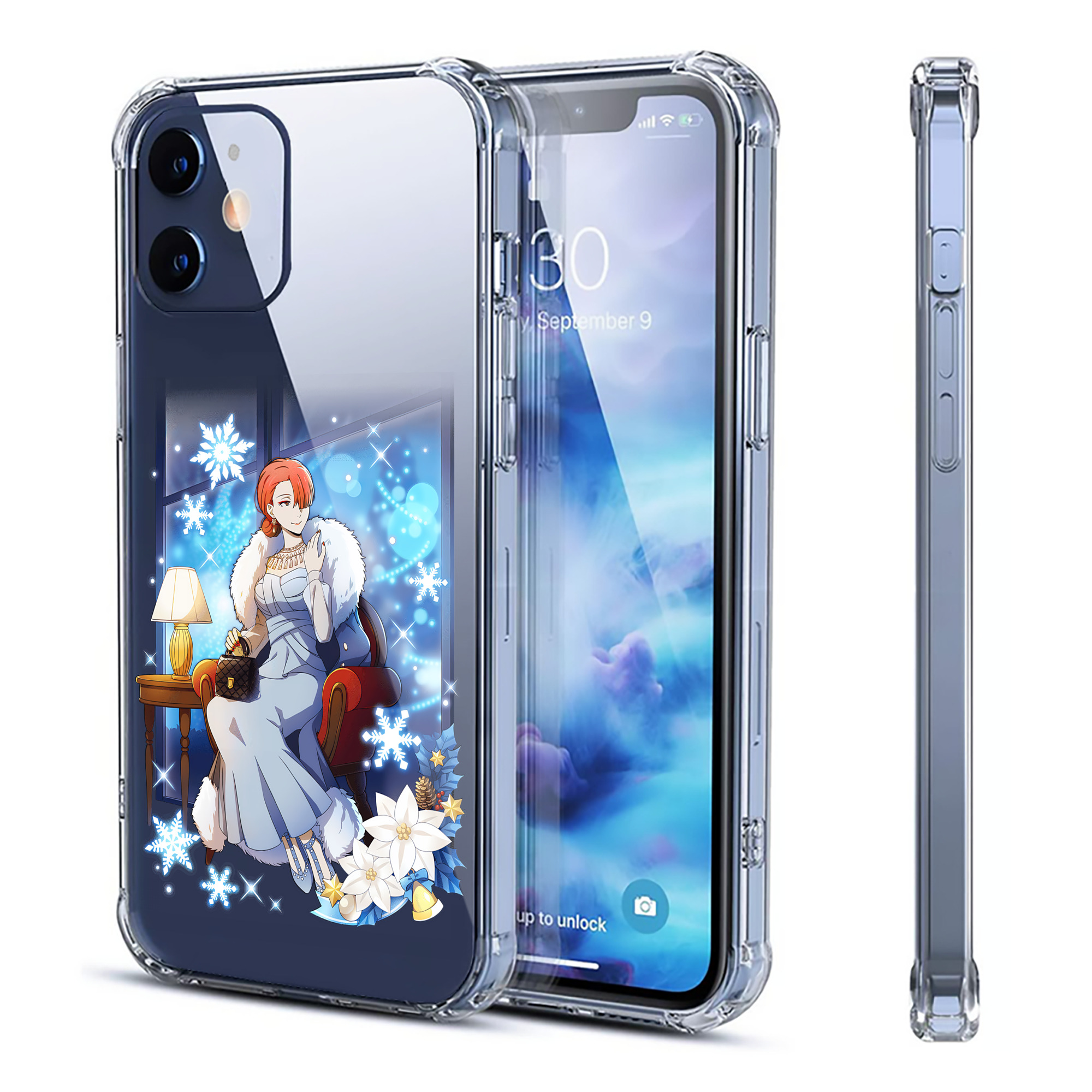 （画像用） 文豪ストレイドッグス Bungo Stray Dogs 【iPhone 12シリーズ対応】透明スマホケース（クリアソフトケース）